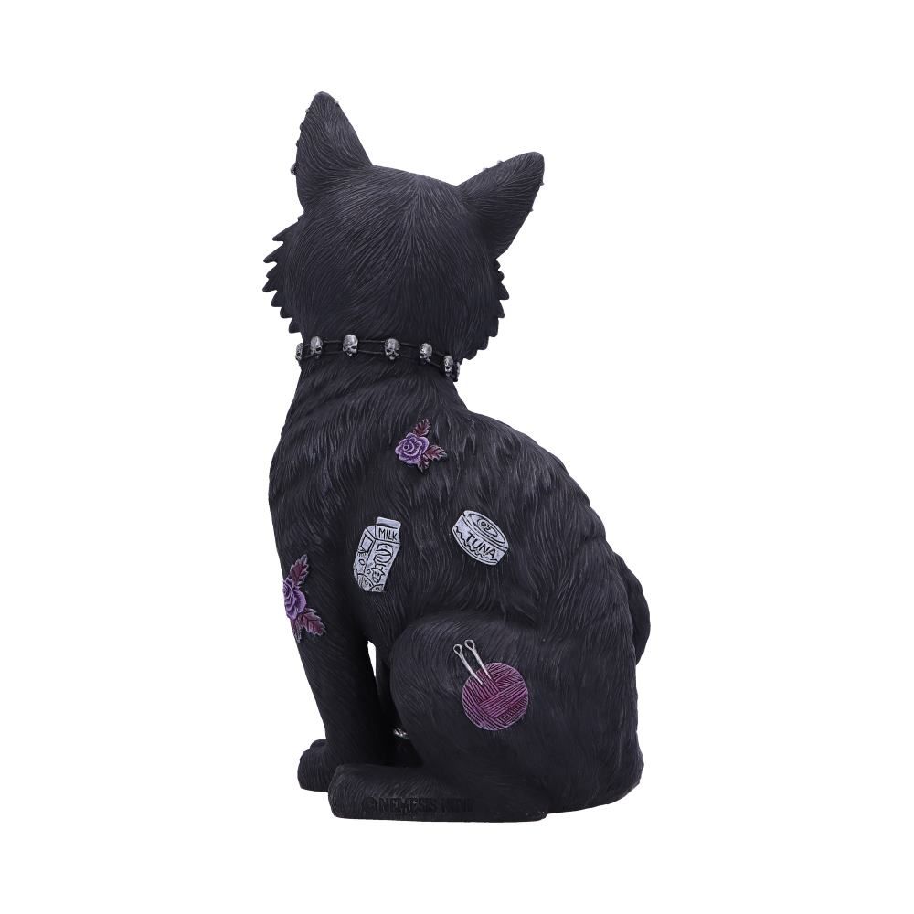 Figurine de Chat "Bad to the Bone" 22cm - flash vidéo