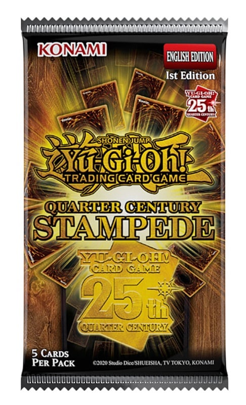 Yu-Gi-Oh! TCG - Quarter Century Stampede Booster Pack (Cardboard Blister) - flash vidéo