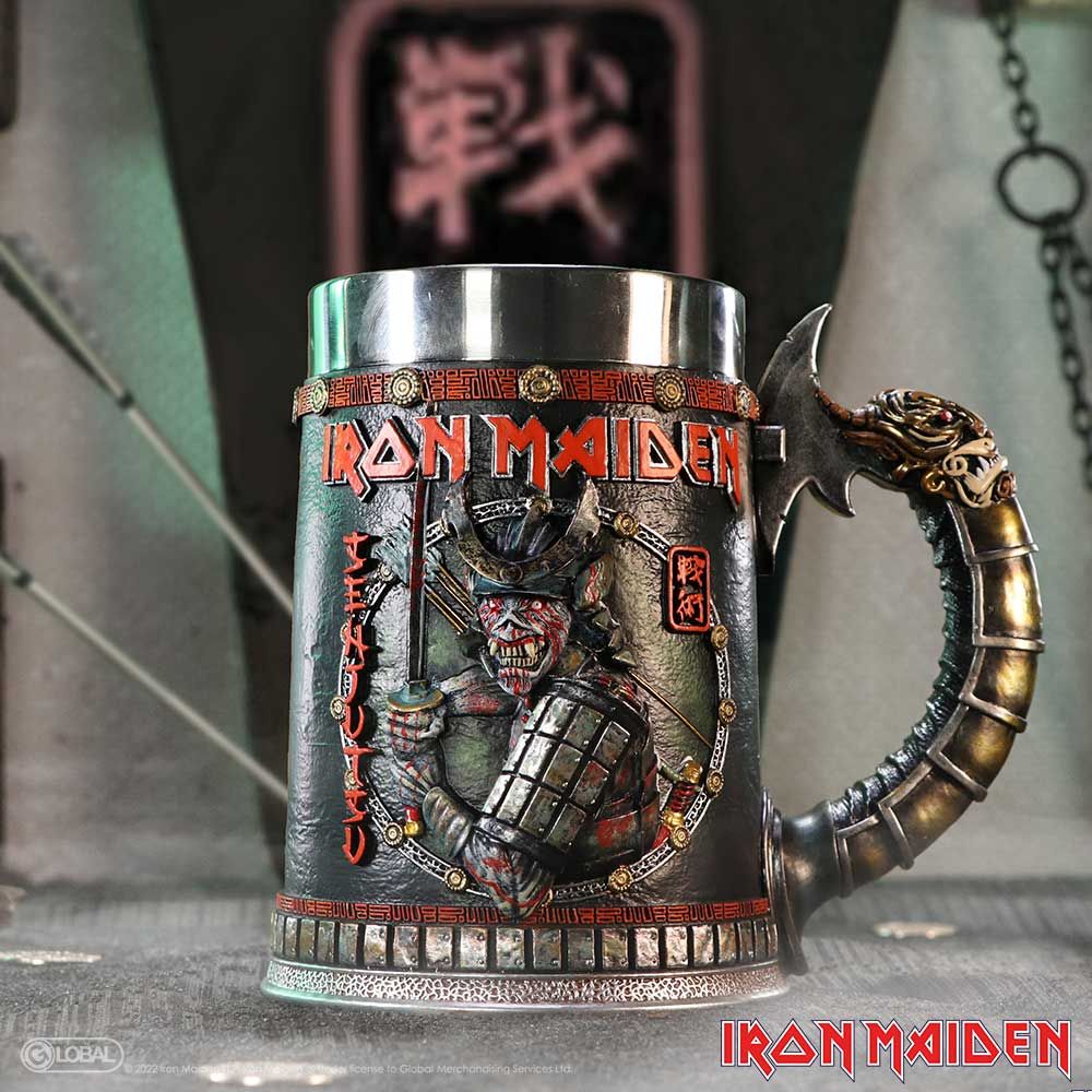 Iron Maiden - Chope Senjutsu 15.5cm - flash vidéo
