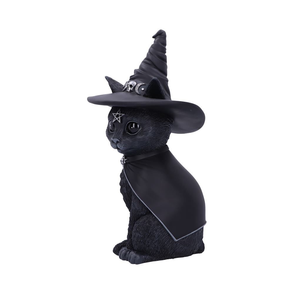 Figurine Chat Sorcier Purrah 30cm - flash vidéo