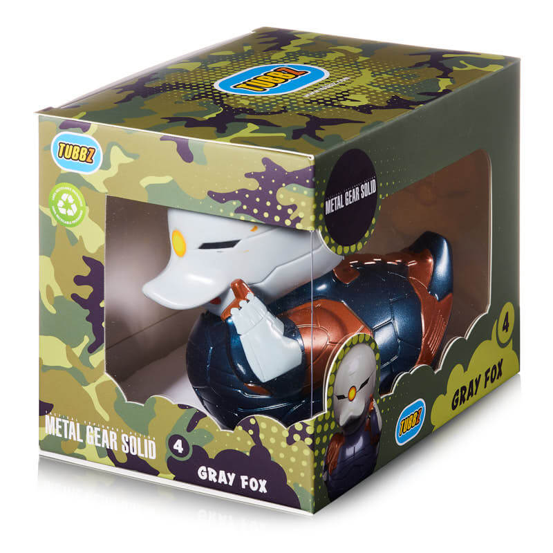 TUBBZ Canard de bain à collectionner - Metal Gear Solid - Gray Fox (Édition standard) - flash vidéo