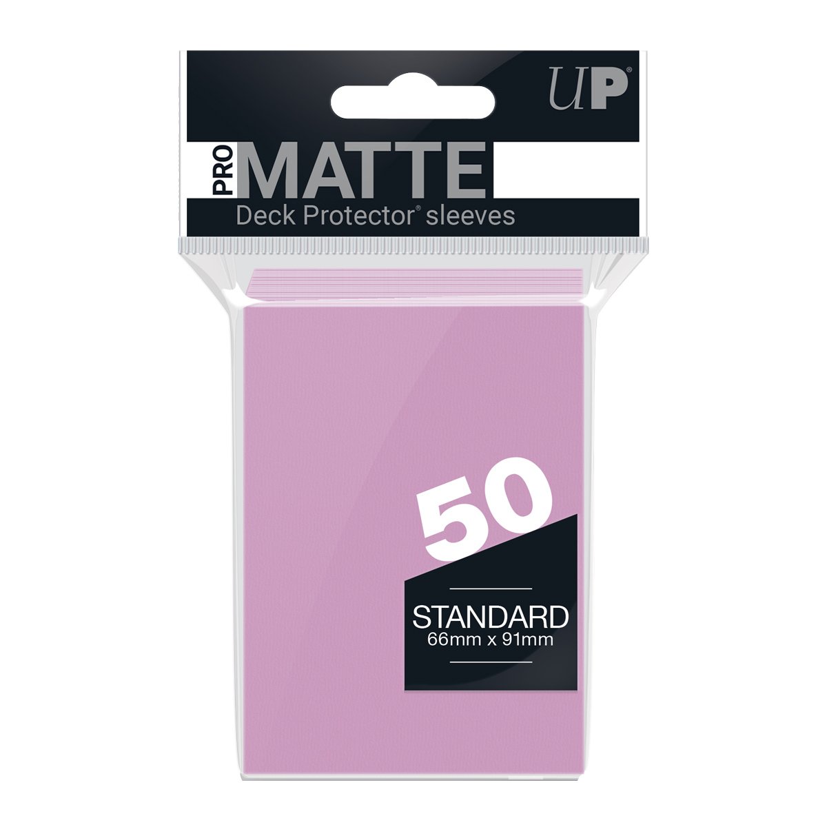 Ultra Pro - PRO-Matte Sachet de 50 protèges cartes standard Rose (66 x 91 mm) - flash vidéo