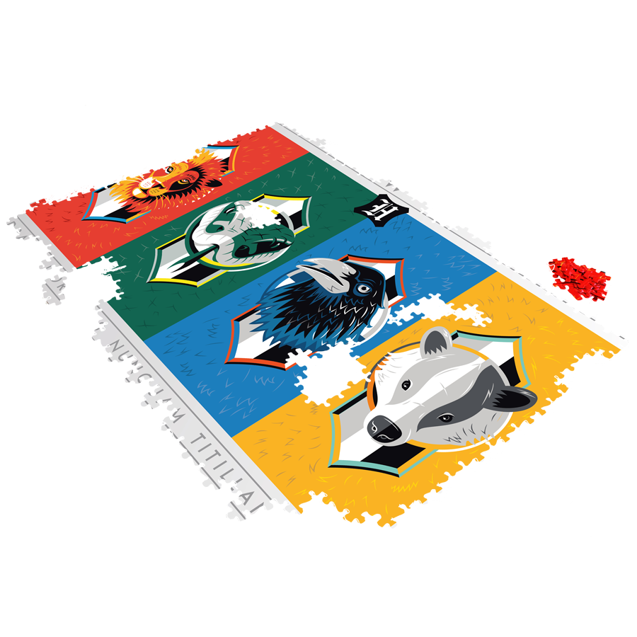 Harry Potter - Maisons Poudlard Puzzle 500 pcs - flash vidéo