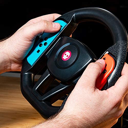 Numskull - Support de Joy-Con en forme de volant et fixation de table pour Nintendo Switch - flash vidéo
