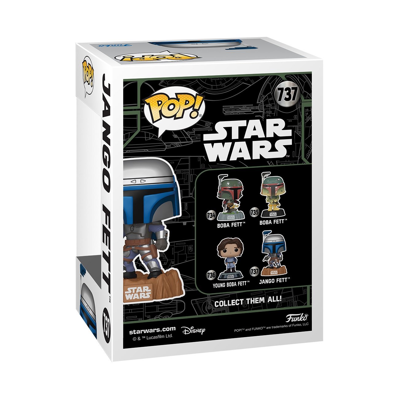 Funko Pop! Star Wars: Fett Legacy - Jango Fett - flash vidéo