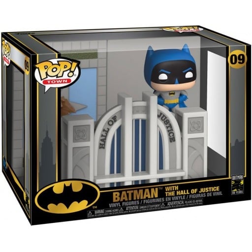 Funko Pop! Town Batman 80th Anniversary Hall of Justice with Batman ENG Merchandising - flash vidéo