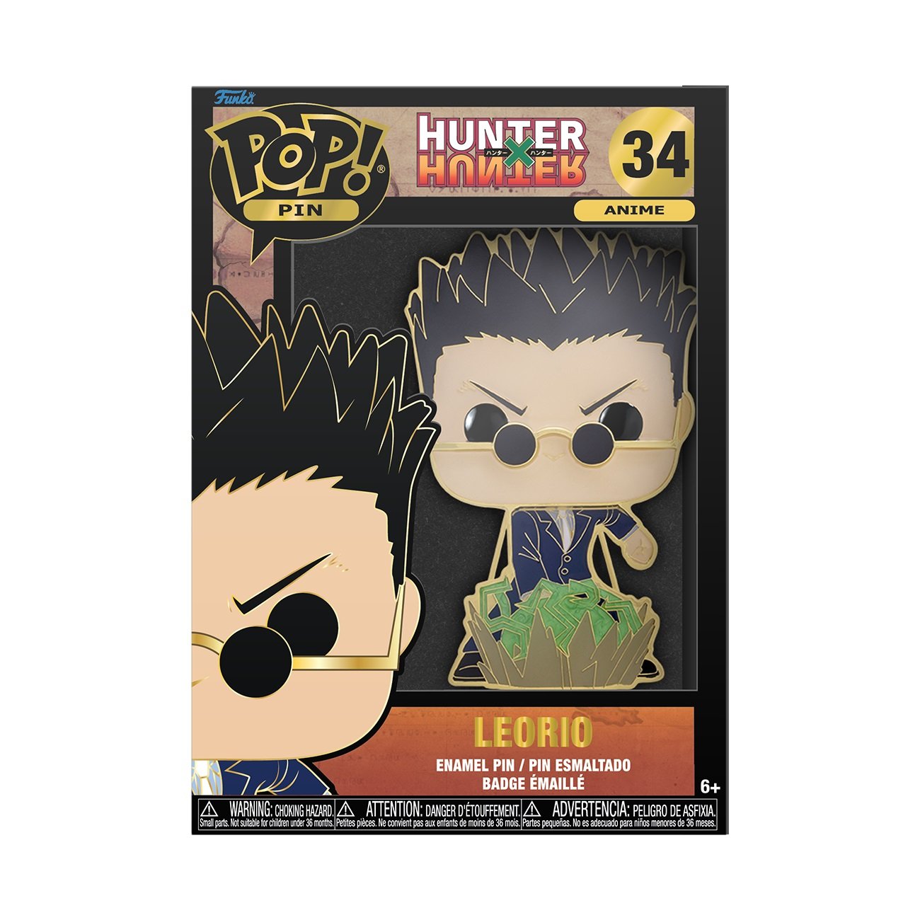 Funko Pop! Pin: Hunter x Hunter - Leorio - flash vidéo