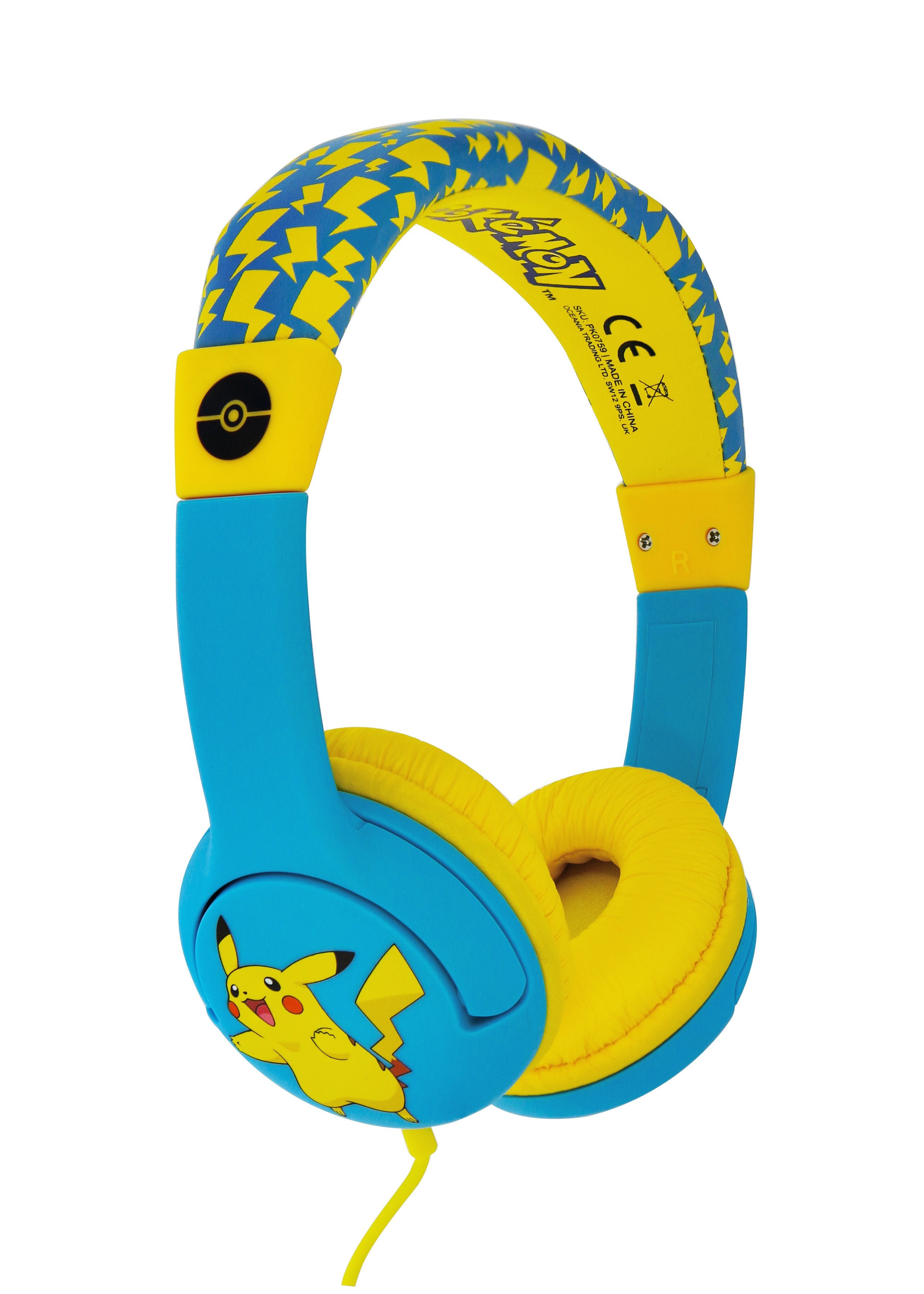 Pokémon - Casque audio Pikachu pour enfants - flash vidéo