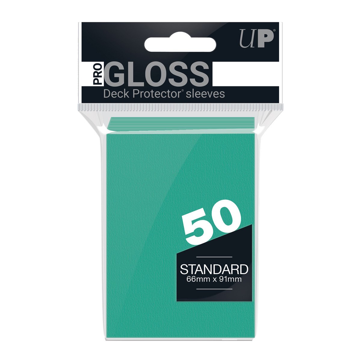 Ultra Pro - PRO-Gloss Sachet de 50 protèges cartes standard Aqua (66 x 91 mm) - flash vidéo