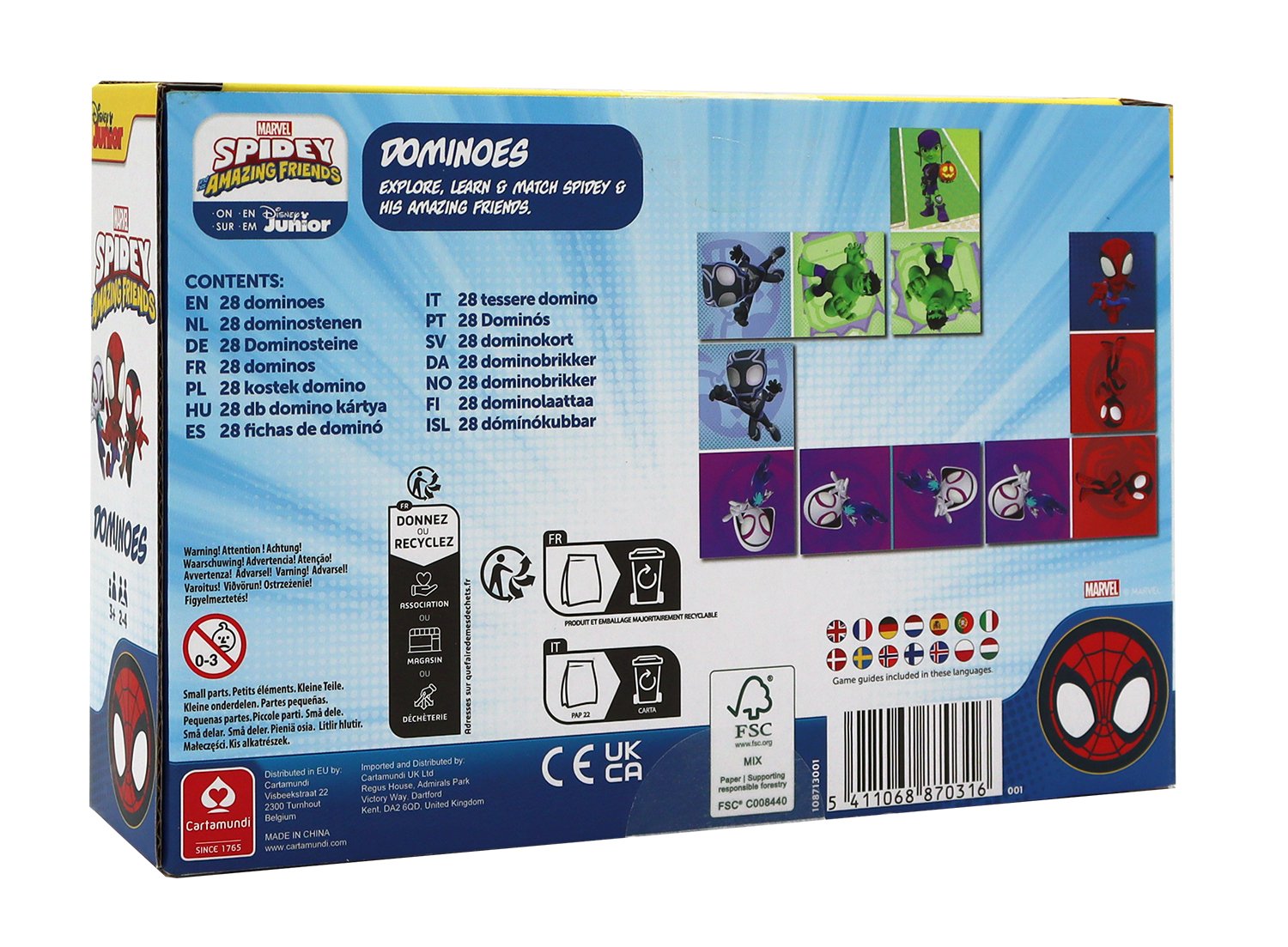 Shuffle - Dominos Spidey et ses amis extraordinaires - flash vidéo