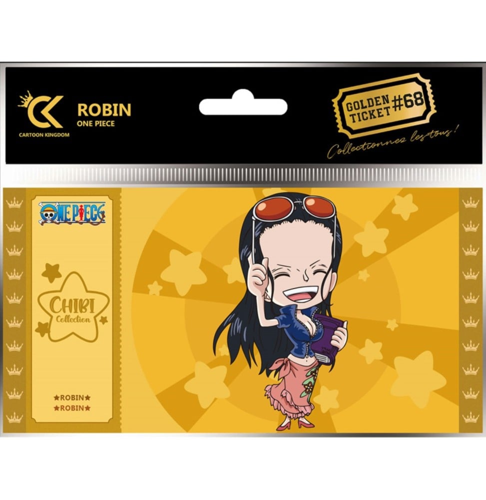 Cartoon Kingdom - One Piece - Chibi Robin Golden Ticket #68 - flash vidéo