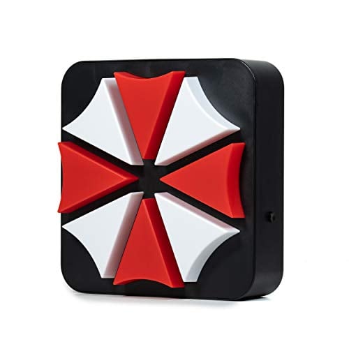 Resident Evil - Lampe de bureau / Applique murale 3D Logo d'Umbrella Corporation - flash vidéo