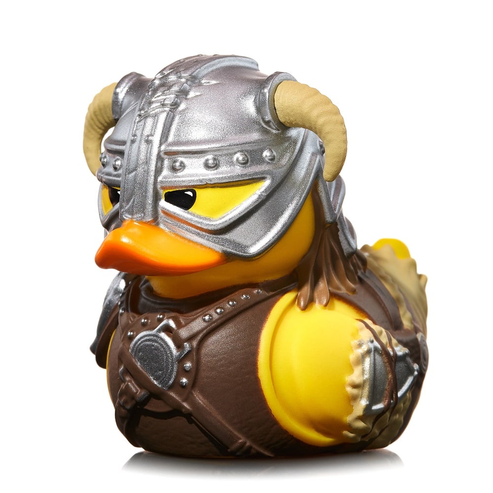 Numskull - Mini TUBBZ Canard de bain - The Elder Scrolls V : Skyrim - Dovahkiin (Édition baignoire) - 8cm - flash vidéo