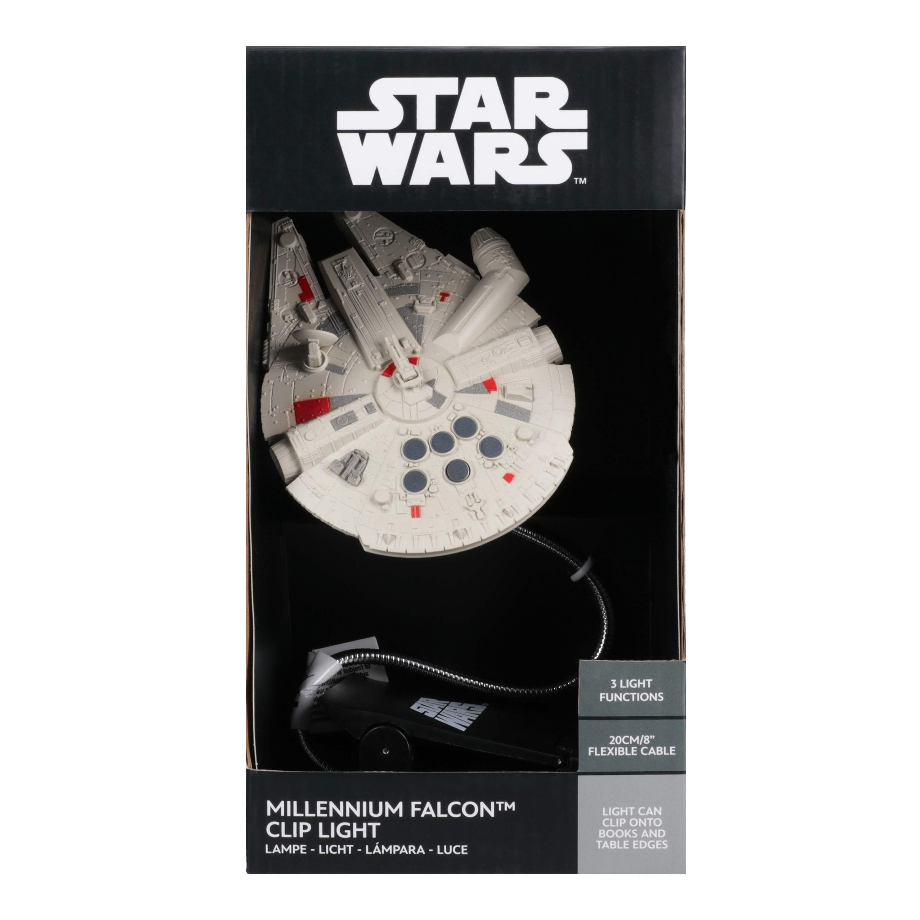 Star Wars - Lampe de lecture Faucon Millenium - flash vidéo