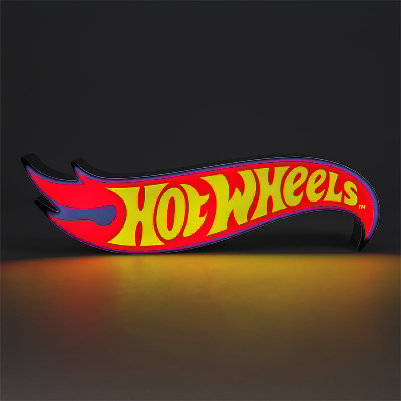 Hot Wheels - Lampe en forme de logo Hot Wheels - flash vidéo
