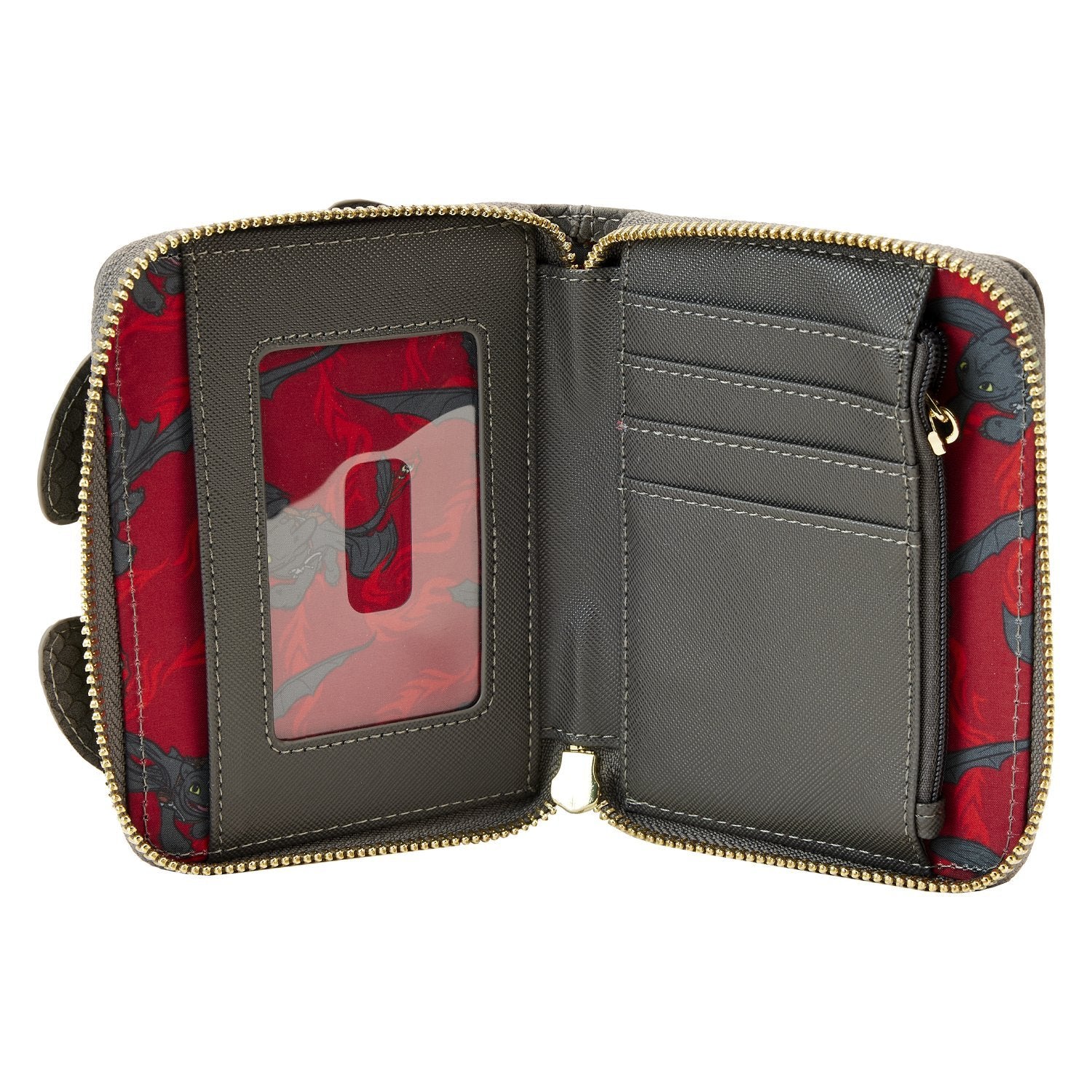 Loungefly: Dreamworks How To Train Your Dragon - Toothless Cosplay Zip Around Wallet - flash vidéo
