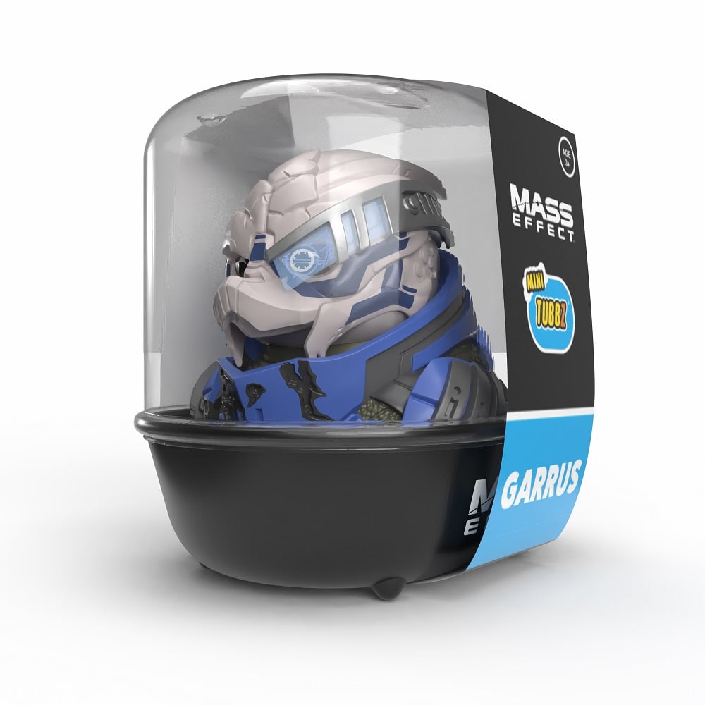 Numskull - Mini TUBBZ Canard de bain - Mass Effect - Garrus (Édition baignoire) - 8cm - flash vidéo
