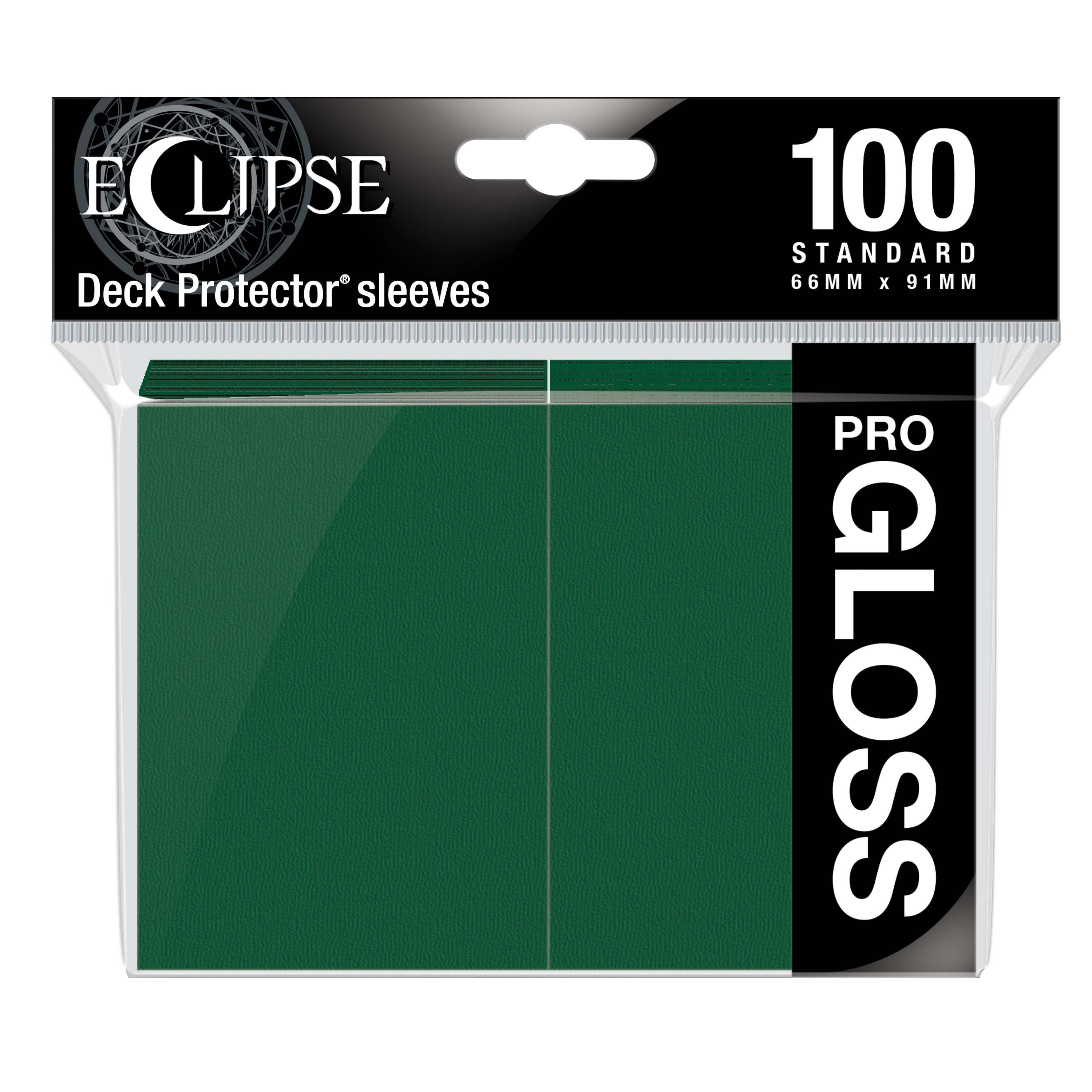 Ultra Pro - Eclipse Gloss Sachet de 100 protèges cartes standard Vert Forêt (66 x 91 mm) - flash vidéo