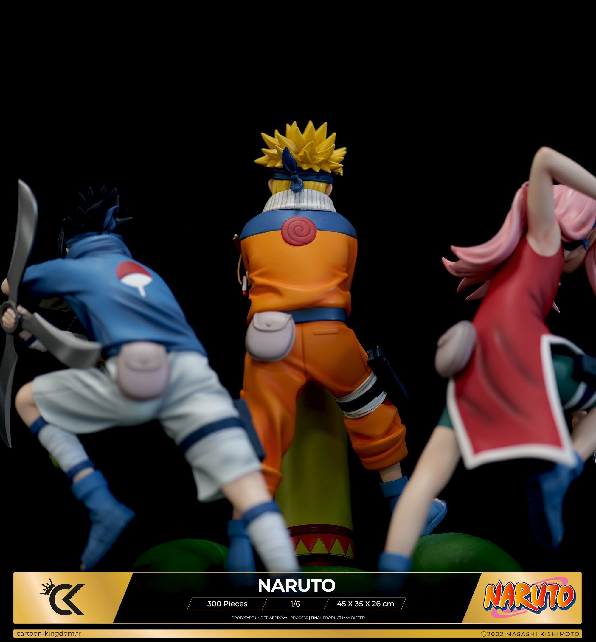 Cartoon Kingdom - 1:6 Statues - Naruto "Team 7" Statue 45cm - flash vidéo