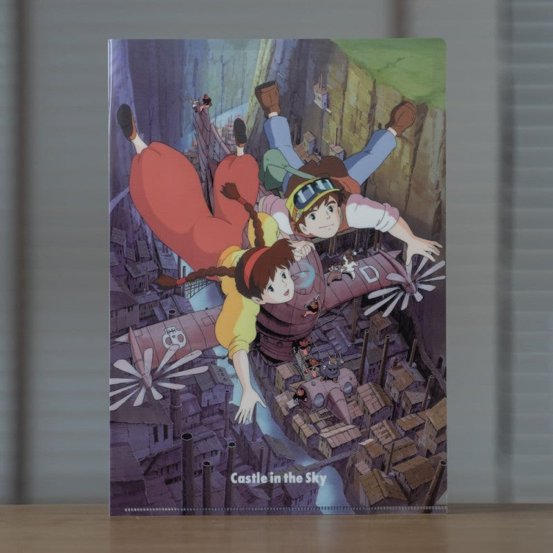 Ghibli - Le Château Dans Le Ciel - Chemise A4 Pouvoir du Cristal - flash vidéo