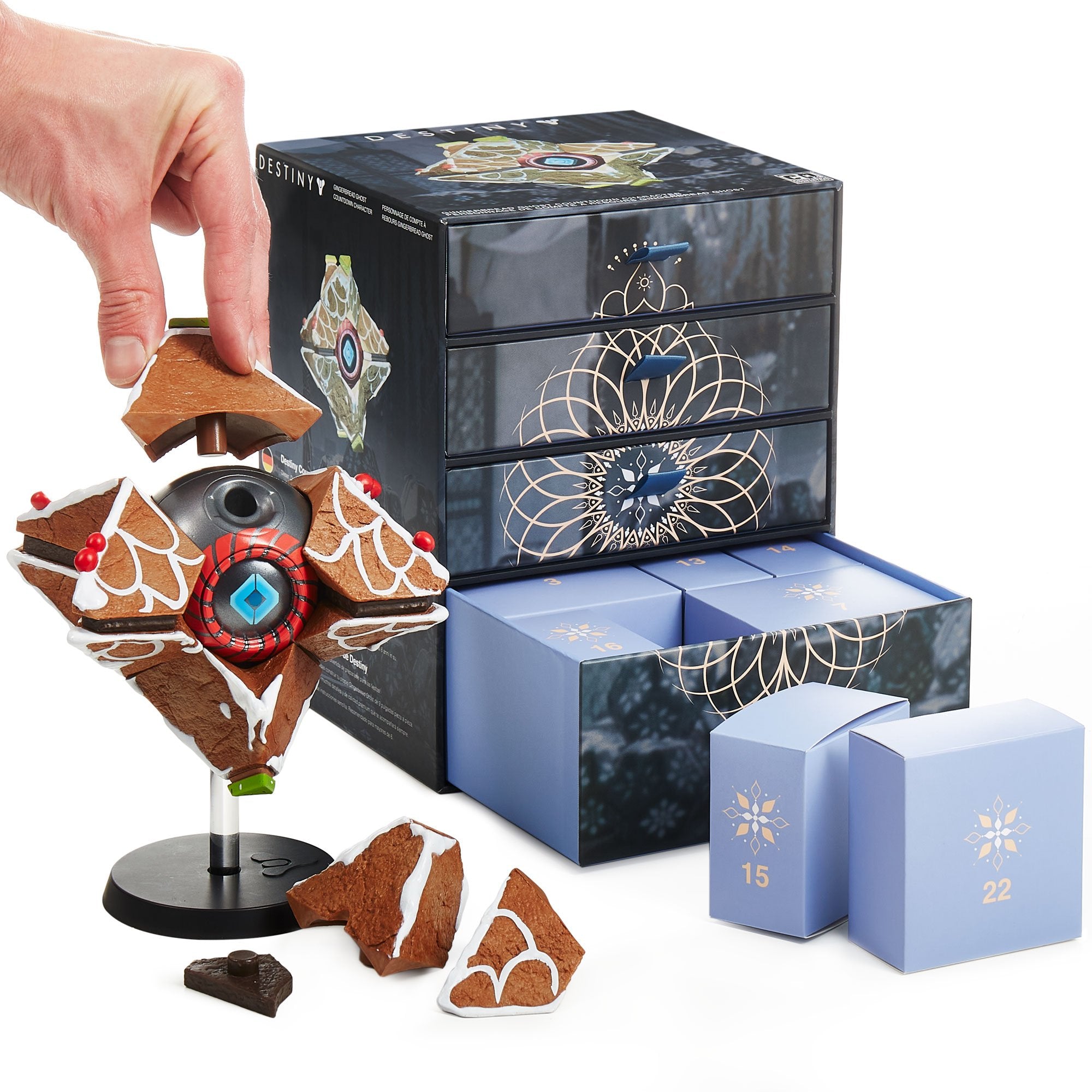 Bungie - Destiny - Calendrier de l'Avent 24 jours (Figurine Ghost Shell pain d'épice à monter) - flash vidéo