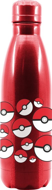 Stor Young Adult - Pokémon - Bouteille en Acier Inoxydable - Poké-Ball - 780 ML - flash vidéo