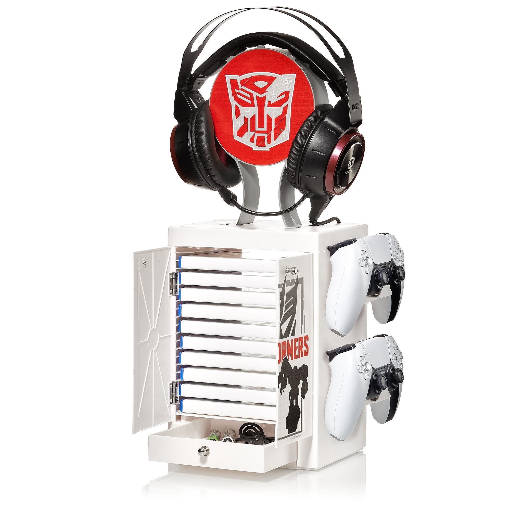 Numskull - Meuble de rangement inspiré de Transformers pour gamer - flash vidéo