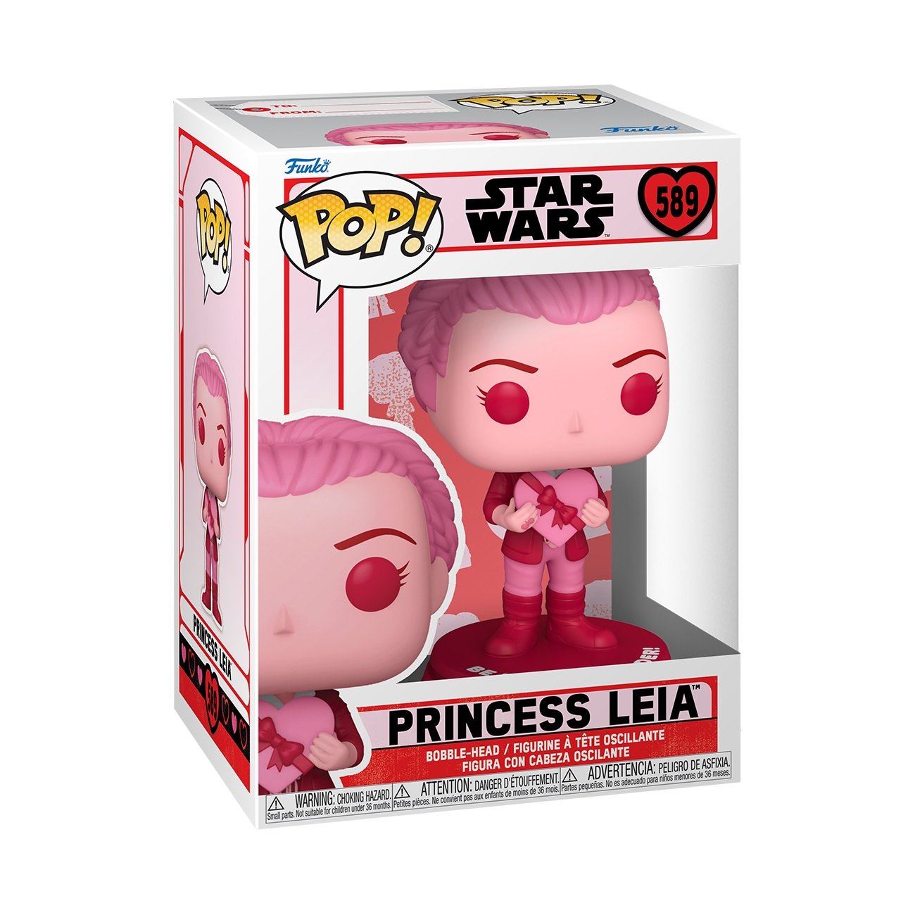 Funko Pop! Star Wars: Valentines S3 - Leia - flash vidéo