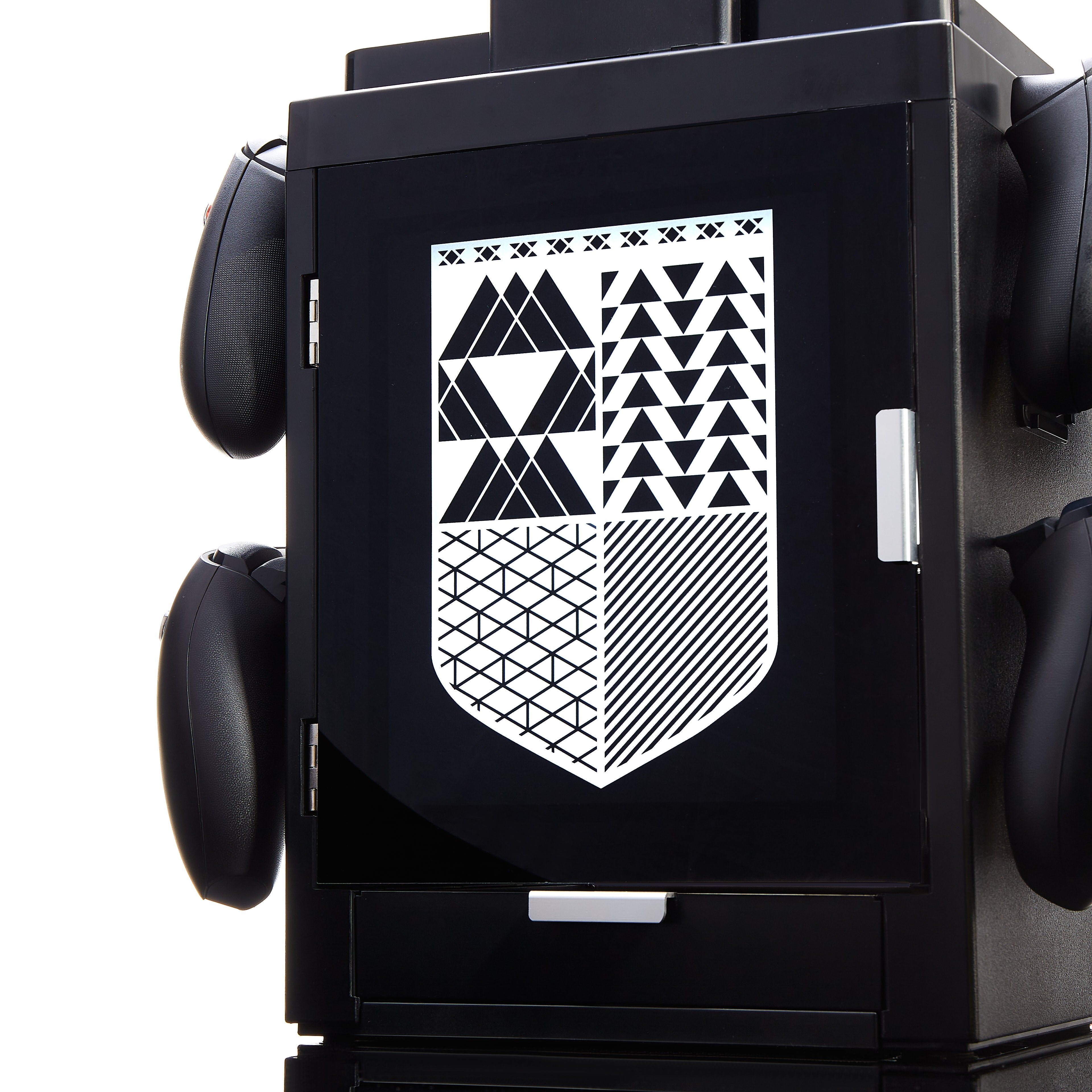 Numskull - Meuble de rangement lumineux inspiré du logo de Destiny pour gamer - flash vidéo