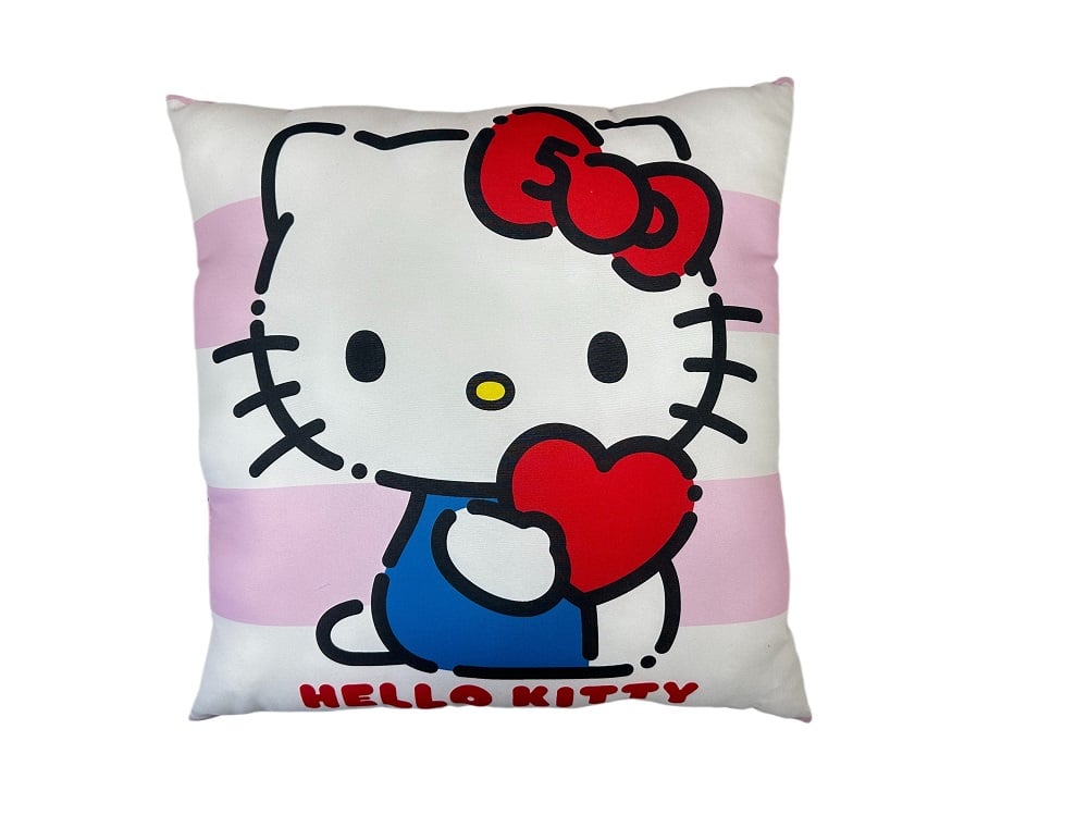 Hello Kitty - Coussin double face (40x40cm) - flash vidéo