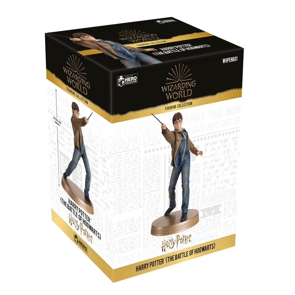 Harry Potter - Méga statue de Harry Potter en position de combat - flash vidéo