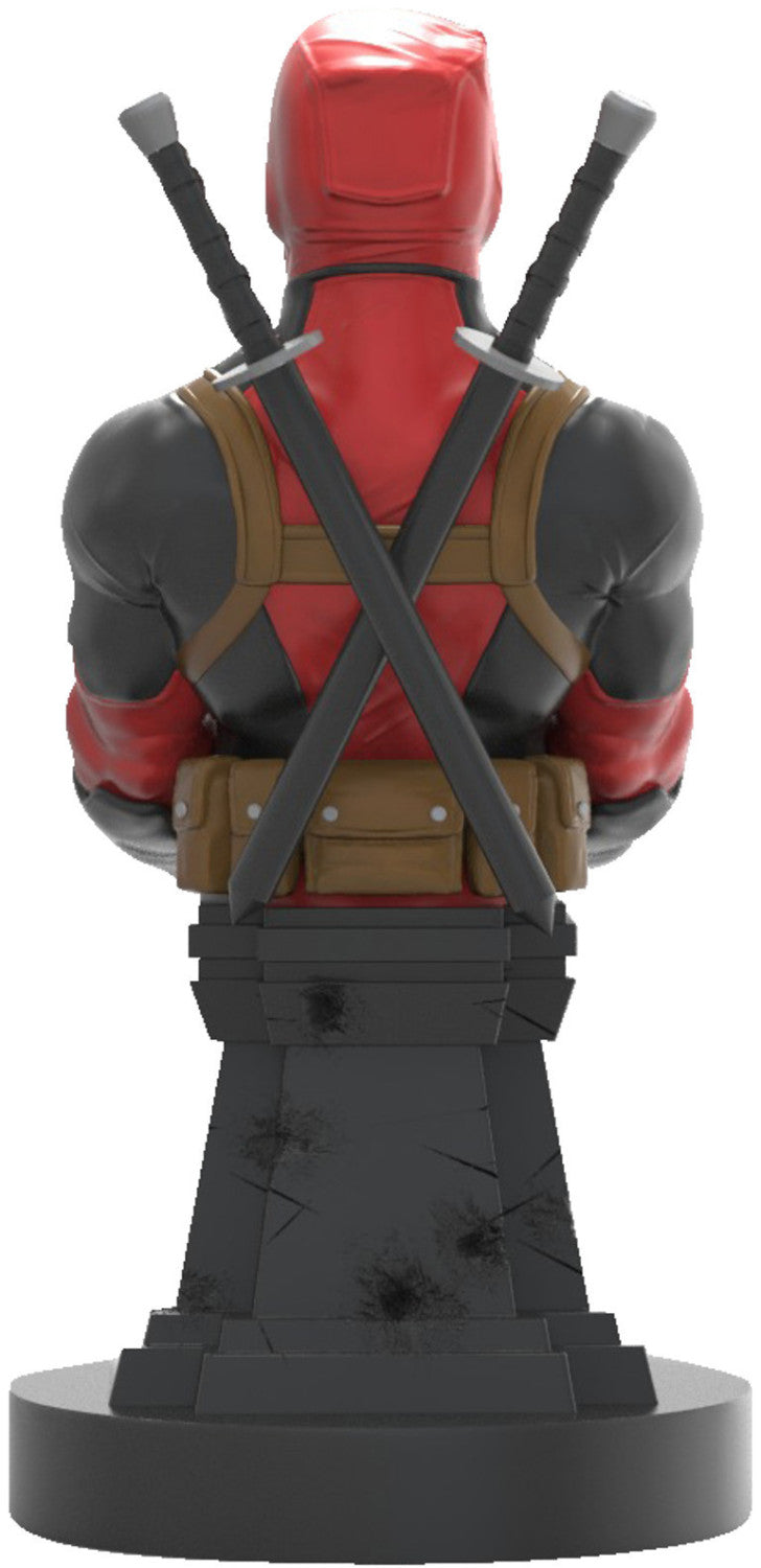 Cable Guys - Marvel - Deadpool Buste Support Chargeur pour Téléphone et Manette - flash vidéo