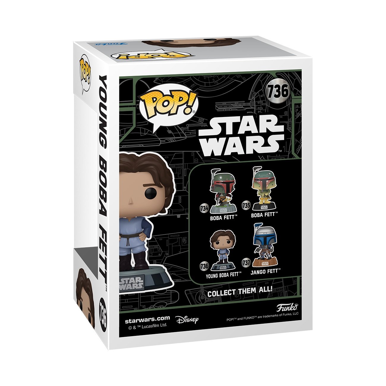 Funko Pop! Star Wars: Fett Legacy - Boba Fett (Young) - flash vidéo