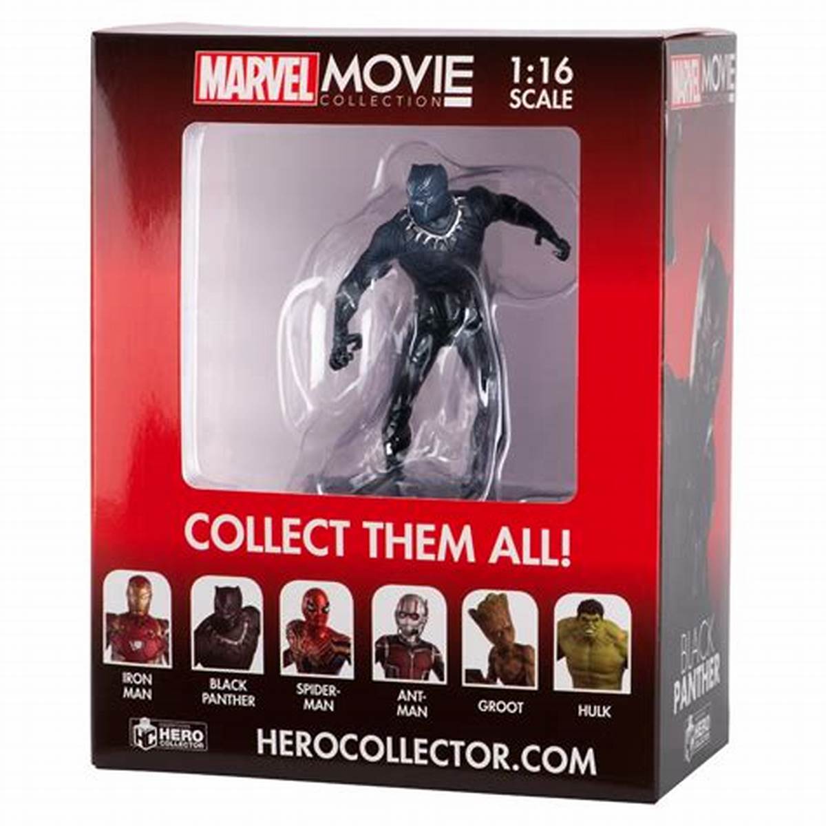 Marvel Movie 1:16 Figures - Black Panther 18 cm - flash vidéo