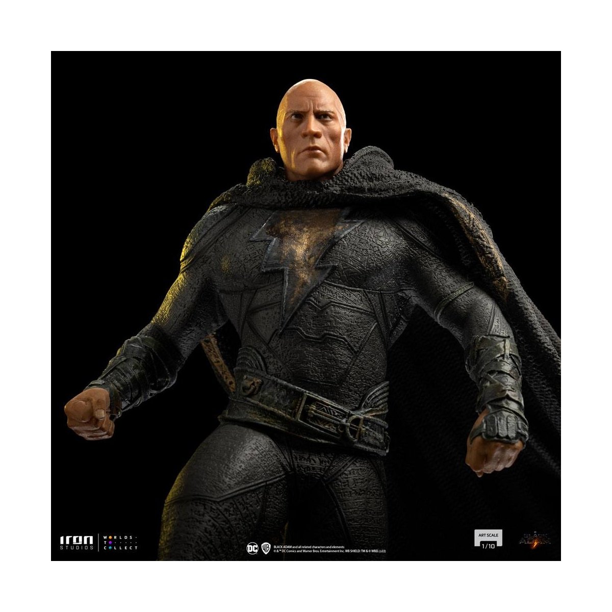 Iron Studios - Arts Scale 1/10 - DC Comics - Black Adam - Black Adam Statue 27cm - flash vidéo