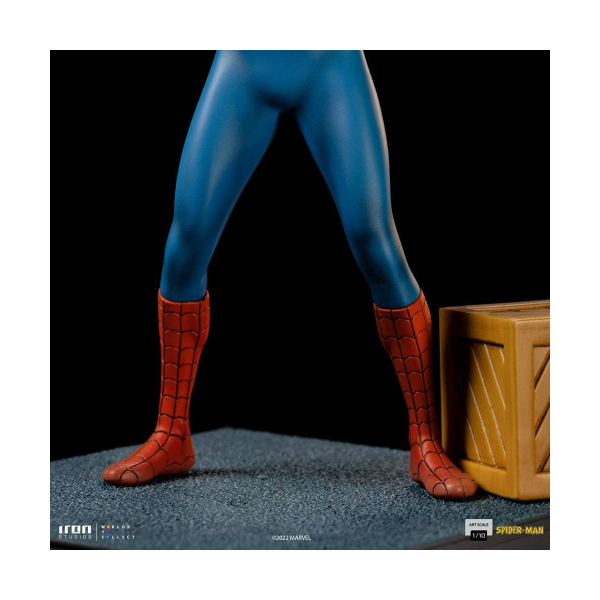 Iron Studios - Arts Scale 1/10 - Marvel - Spider-Man Animated Series - Spider-Man `60s Statue 21cm - flash vidéo