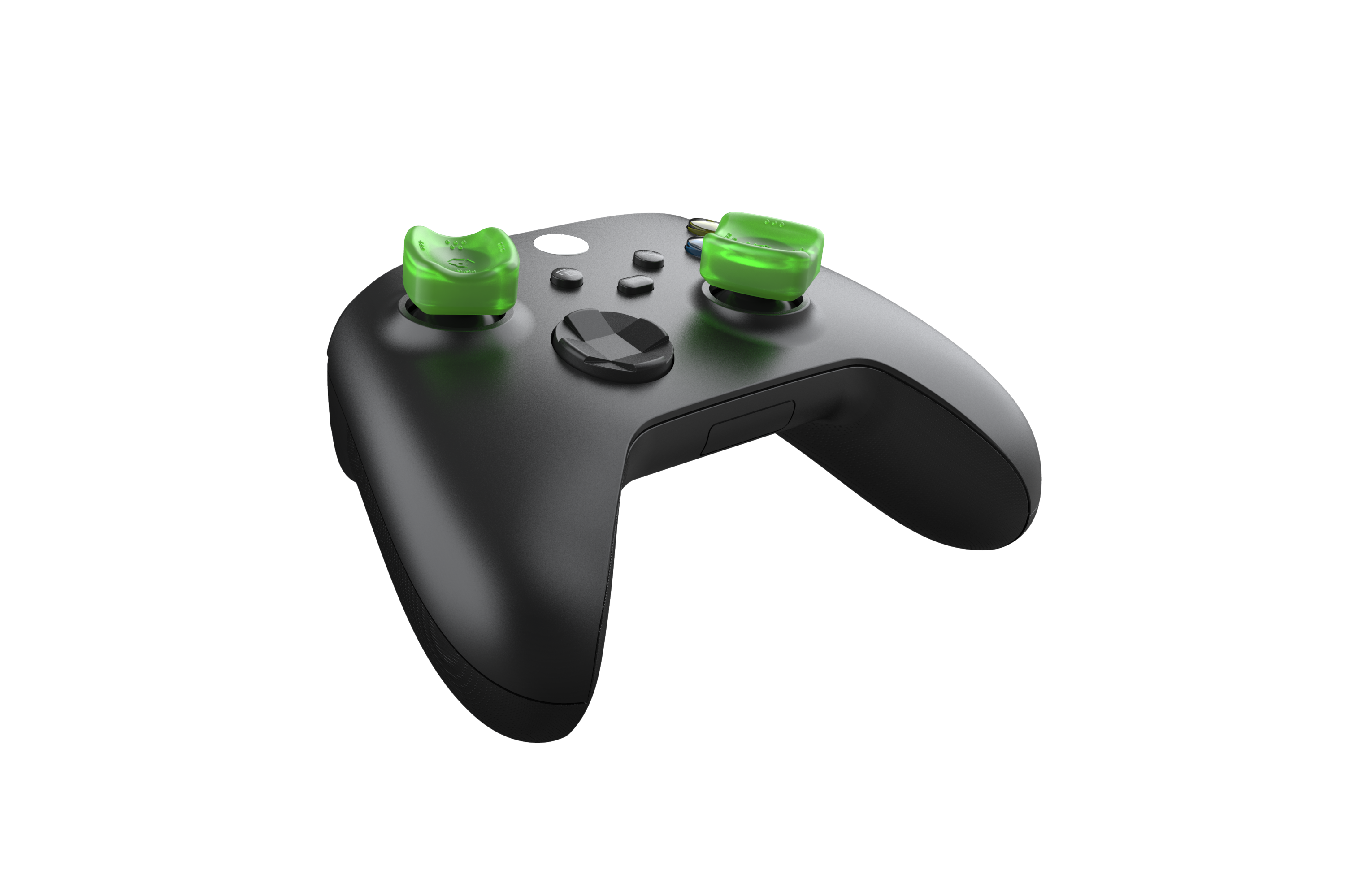 Gioteck - Reposes Pouce (Thumb Grips) Sniper Vert translucide pour Xbox Series - flash vidéo