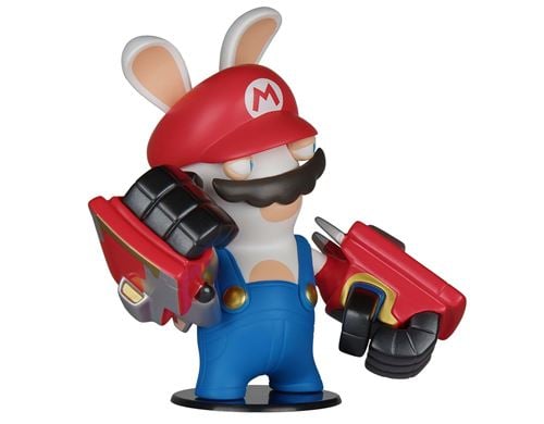 Mario + The Lapins Crétins Sparks of Hope - Figurine Lapin Mario 10cm - flash vidéo
