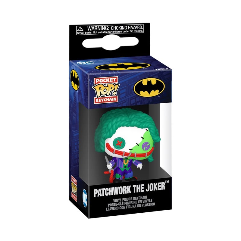 Funko Pocket Pop! Keychain: DC Patchwork - The Joker - flash vidéo