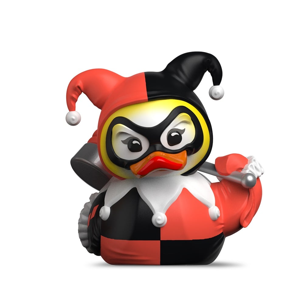 Numskull - Mini TUBBZ Canard de bain - DC Comics - Harley Quinn (Édition baignoire) - 8cm - flash vidéo