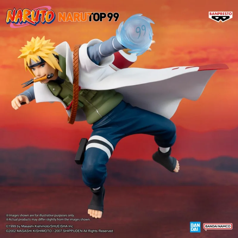 Naruto - Narutop99 - Minato Namikaze Statue 15cm - flash vidéo
