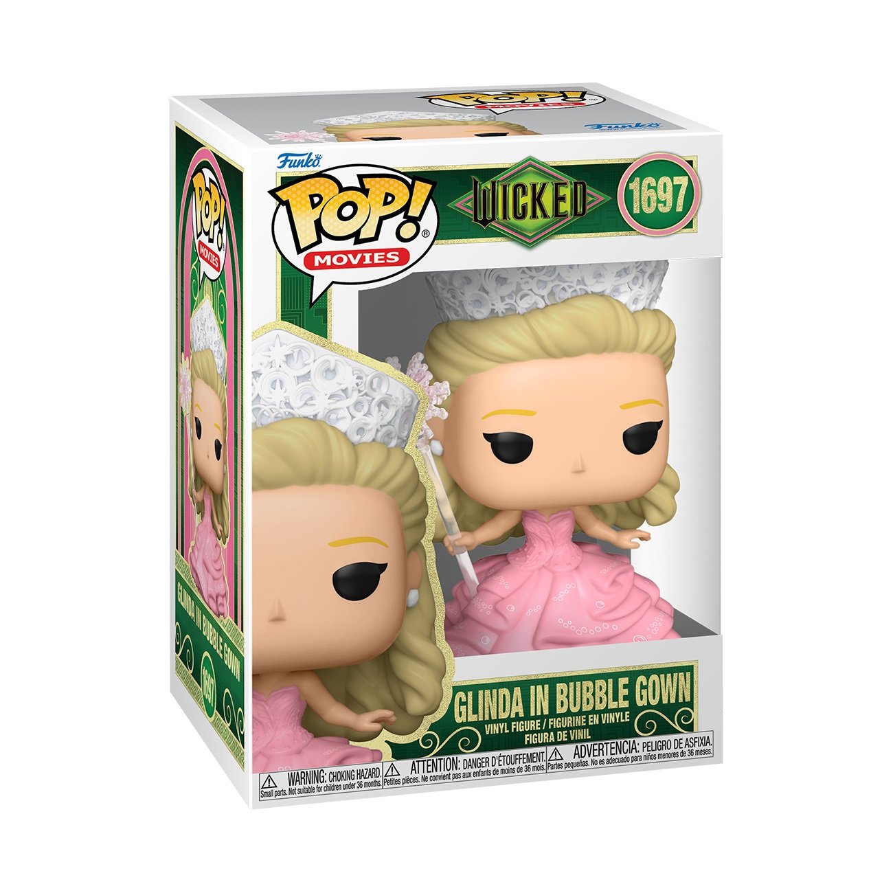 Funko Pop! Movies: Wicked Part. 1 - Glinda (Bubble Gown) - flash vidéo