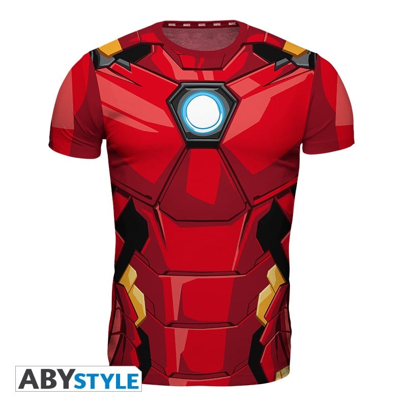 Marvel - Tshirt Réplique Iron Man Homme S - flash vidéo