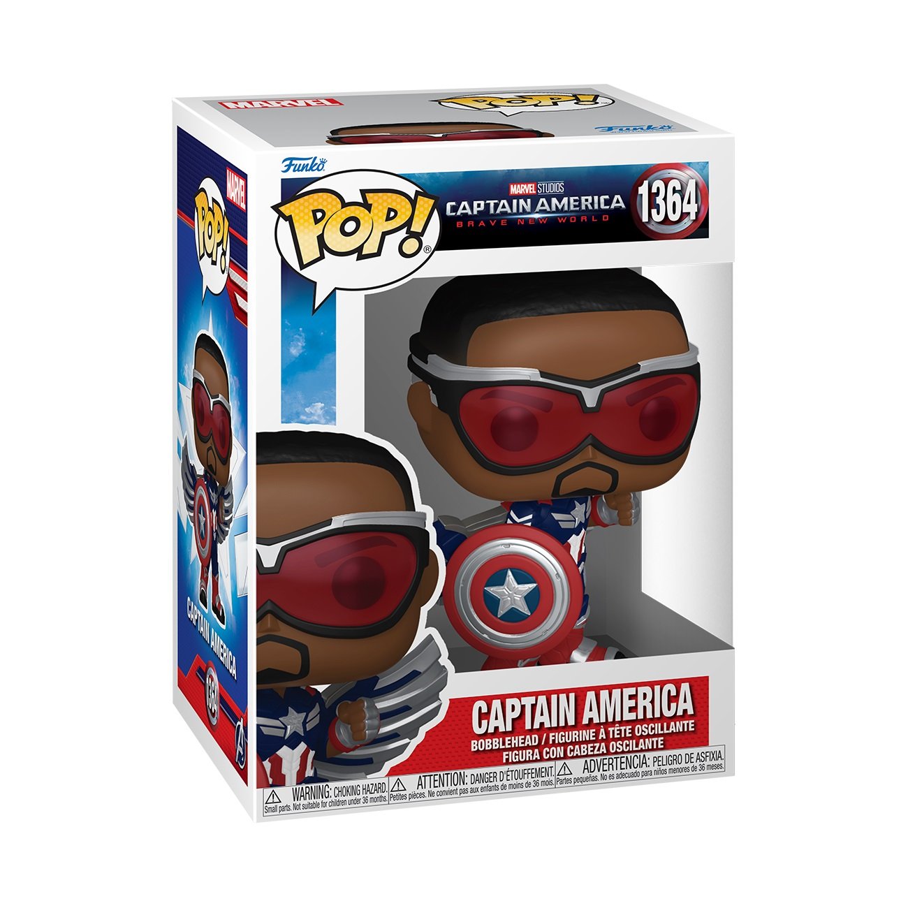 Funko Pop! Marvel: Captain America: Brave New World - Captain America - flash vidéo