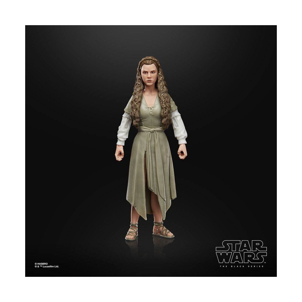 Star Wars The Black Series - Figurine d'action de la princesse Leia (Village Ewok) 15cm - flash vidéo