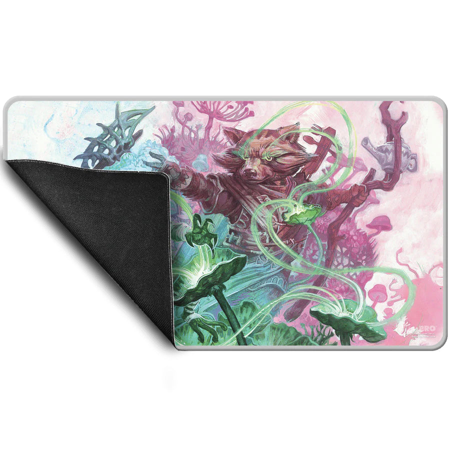 Ultra Pro - Magic: The Gathering - Bloomburrow - Tapis de jeu Tuteur Sylvan (60 x 34 cm) - flash vidéo