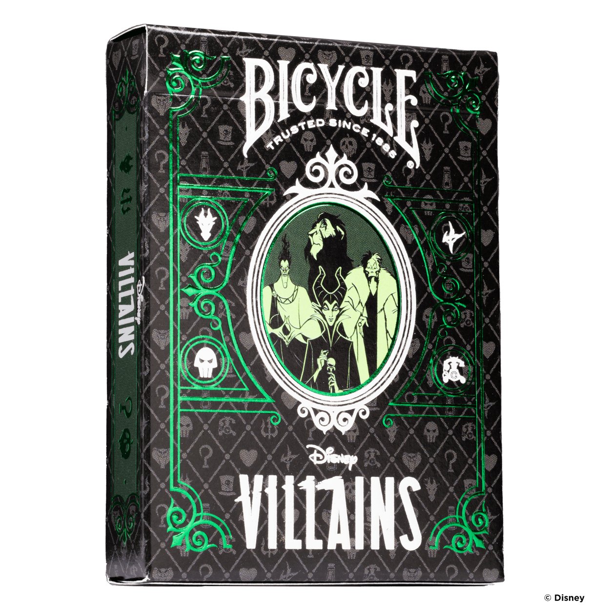 Bicycle - Carte de jeu Standard 56 pièce(s) Disney Villains - flash vidéo