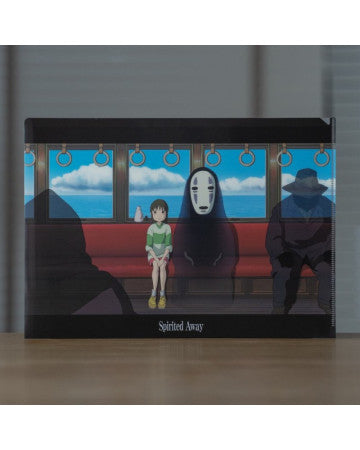 Ghibli - Le Voyage De Chihiro - Chemise A4 Dans le train - flash vidéo