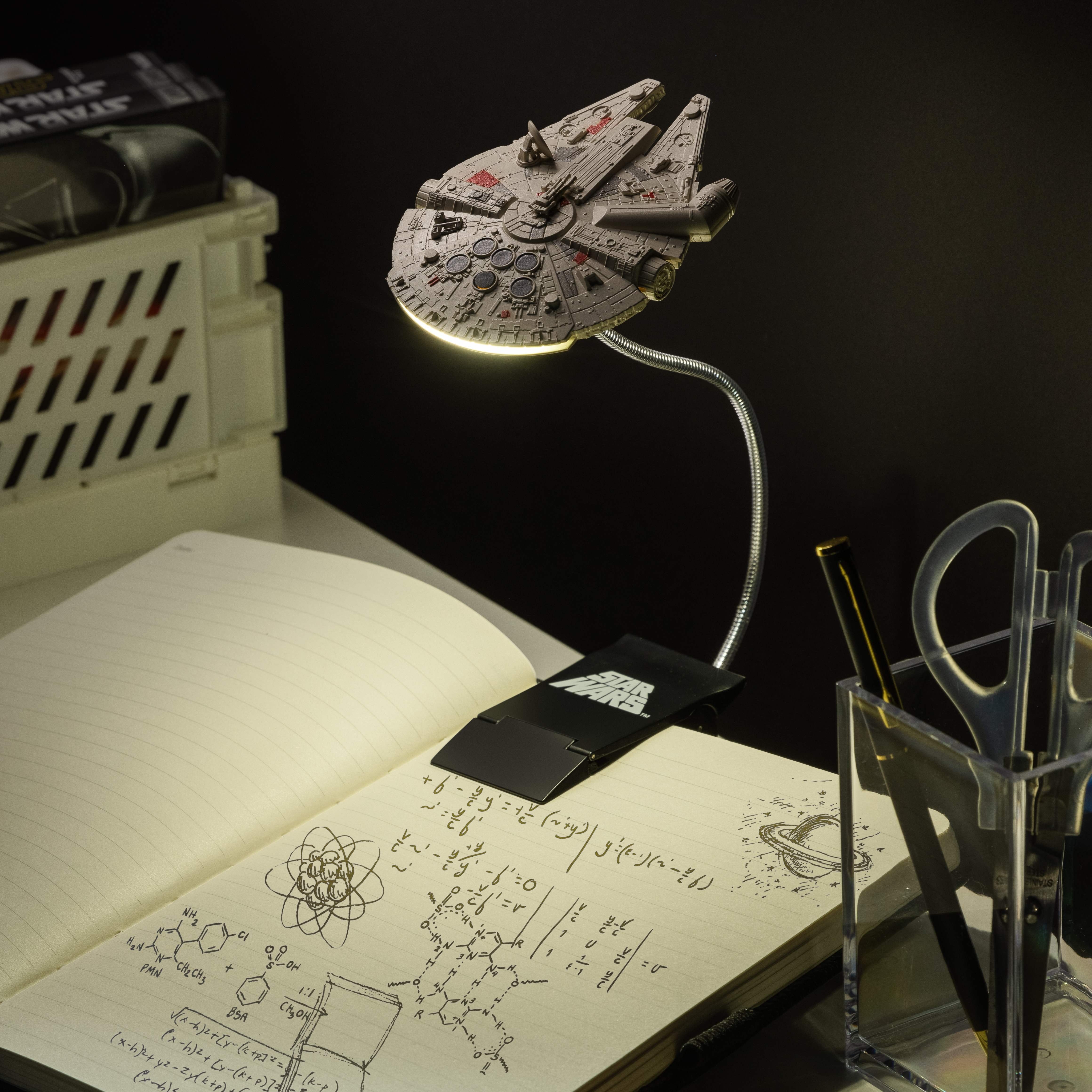 Star Wars - Lampe de lecture Faucon Millenium - flash vidéo