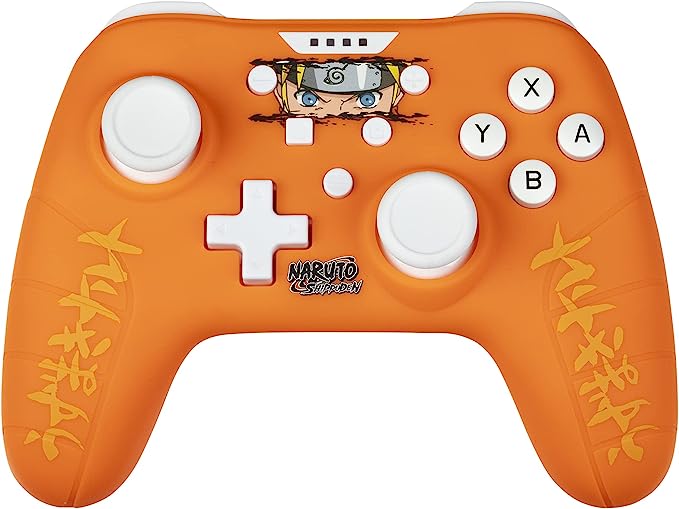 Konix - Manette filaire Naruto Shippûden Orange pour Nintendo Switch - flash vidéo